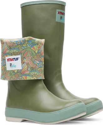 Xtratuf Womens 15 Fishe Wear Legacy Boots Multi-Colored 10