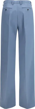 Prada Womens Cotton Chino Pants Avio Trousers