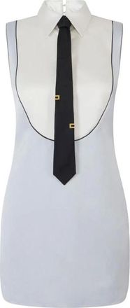 Elisabetta Franchi Dames, Jurken, Blauw, Maat: XL Satijn