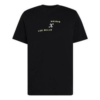 adidas Les Mills One Tribe Graphic Short Sleeve T-Shirt Black KE7820