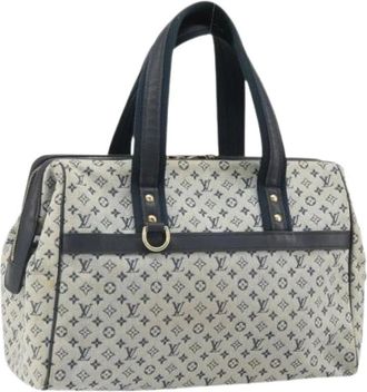 Louis Vuitton Pre-owned Handbags, female, Blue, Size: ONE SIZE Pre-owned Canvas Handbag