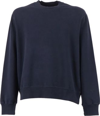 Circolo 1901 Felpa G. Dyed - Heren - Sweatshirts - Blauw - XL - Katoen - Hoodies & sweatvesten