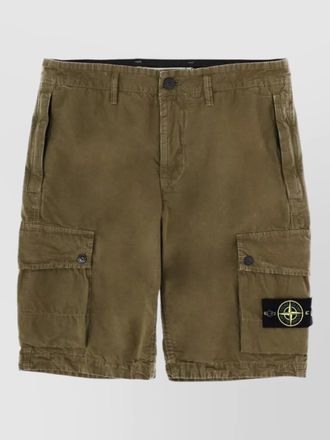 Stone Island cotton cargo shorts