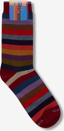 Gallo Gestreifte Socken aus Baumwolle