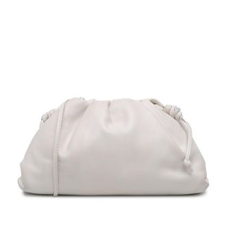 Bottega Veneta Pre-owned Womens Pouch Clutch Bag - White Leather - One Size