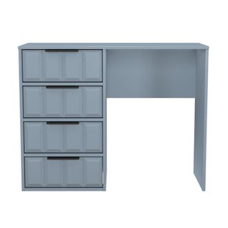 Welcome Furniture Bremen Ready Assembled 4 Drawer Vanity in Denim Blue - Welcome Furniture | TJ Hughes
