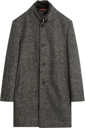 Cinque Cichoice Stand-Collar Jas - Heren - Mantel - Bruin - 2XL - Leer - Jassen