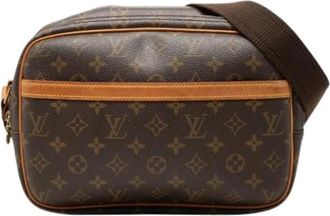 Louis Vuitton Pre-owned Reporter PM - Dames - Vintage Schoudertas - Bruin - ONE Size - Leer - Vintage