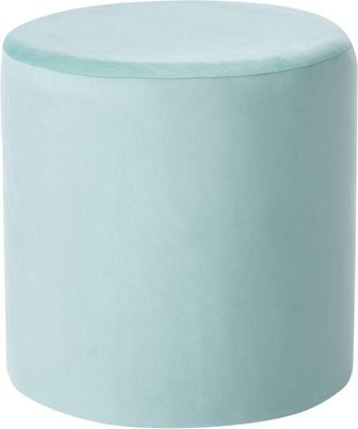Beliani Beliani - Pouf in velluto color verde menta Lovett