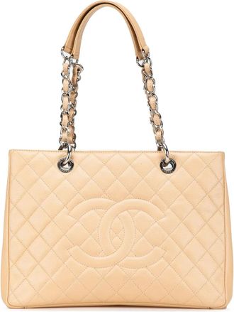 Chanel Borsa tote Grand Shopping in pelle Caviar 2014 - Marrone