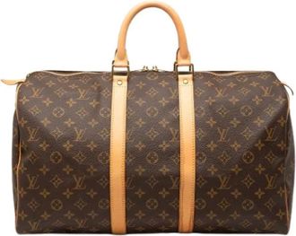Louis Vuitton Pre-owned Weekend Bags, female, Brown, Size: ONE SIZE Pre-owned Keepall 45