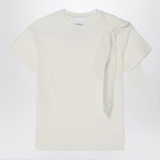Douuod Ivory t-shirt with bow