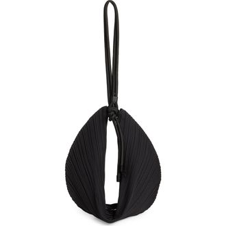 Pleats Please Issey Miyake Leaf Pleats Convertible Handbag in Black at Nordstrom