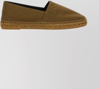 Saint Laurent cotton canvas espadrille jute sole