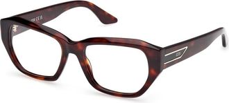 GCDS Stijlvolle Bril in Kleur 052 - Dames - Brillen - Bruin - 52 MM - Accessoires