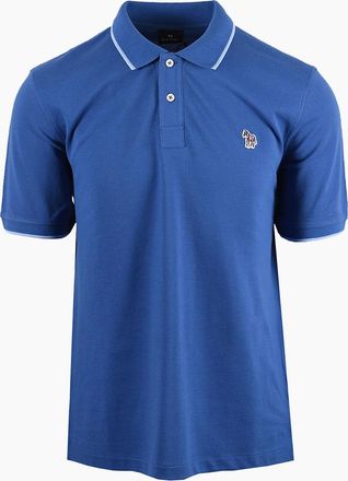 Paul Smith Mens PAUL SMITH REG FIT POLO BLUE - Size: 38