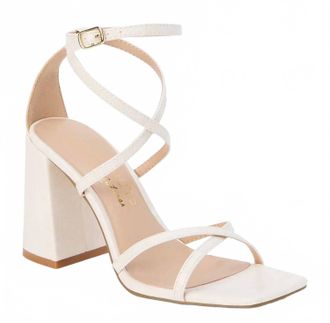 Matisse Footwear Womens Abba Lizard Heel In White