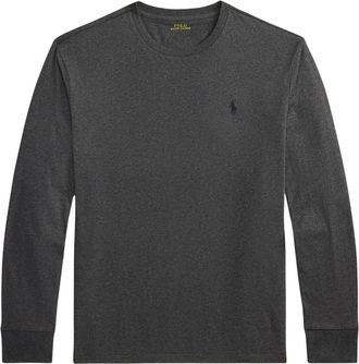 Polo Ralph Lauren LSL TSH - Heren - Tops - Grijs - Maat: L Katoen