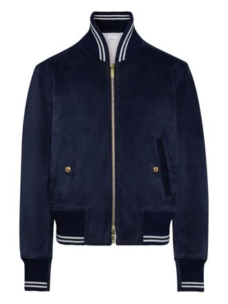 Thom Browne Su&egrave;de jack - Blauw