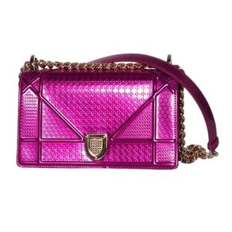 Dior Pre-owned Vintage Cross Body Bag - Dames - Pre-owned - Paars - Maat: ONE Size Leer
