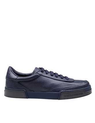 Dolce & Gabbana Portofino Yatch Sneakers In Tumbled Calfskin