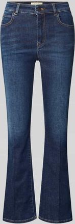 Max Mara Bootcut Jeans aus Baumwoll-Mix Modell RAPALLO in Jeansblau, Gr&ouml;&szlig;e 42