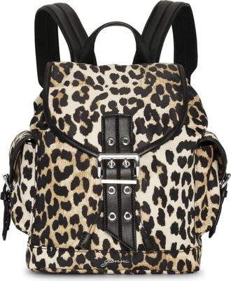Ganni Fashion Rugzak met Gespdetails - Dames - Rugzakken - Veelkleurig - ONE Size - Tassen
