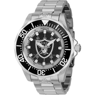 Invicta NFL Las Vegas Raiders Black Dial Mens Watch 42117