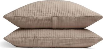 Parachute Air Organic Cotton Sham Set in Bisque at Nordstrom, Size Standard