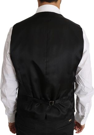 Dolce & Gabbana Wool-Silk Blend Vest - Gray