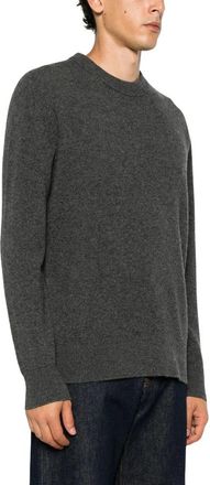ATOMOFACTORY Round-neck Truien - Heren - Cashmere truien - Grijs - XL - Truien & Vesten