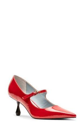 Frances Valentine Naomi Pointed Toe Mary Jane Pump in Red at Nordstrom Rack, Size 6.5