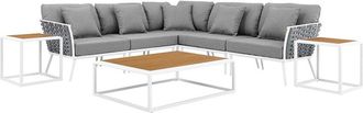 ModWay Stance 8-Piece Outdoor Patio Sectional Sofa Set