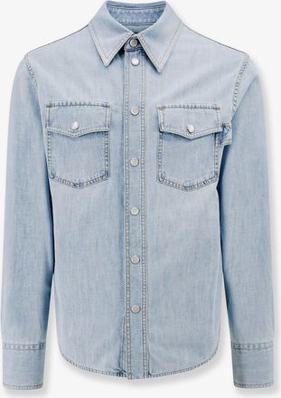 Bottega Veneta Camicia in denim con bottoni in madreperla - BOTTEGA VENETA - gender_Man