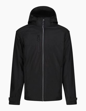 Regatta Mens Regatta Professional Mens 4 in 1 Soft Shell Jacket - Black - Size: 46/Regular