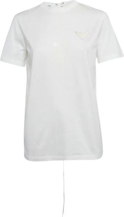 Prada T-shirt con applicazione - Bianco