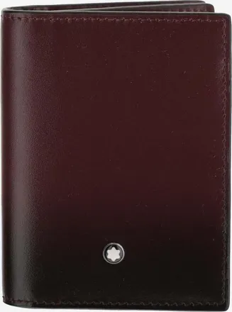 Montblanc Mens Card Holder With 4 Compartments Leather Accessory