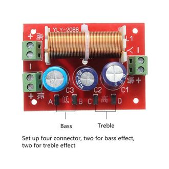 OEM Adecuado Para Altavoces De Dos V&iacute;as De 400 W, Con Filtro Divisor De Frecuencias De 4 A 16 Ohmios Para Frecuencias Altas Y Bajas