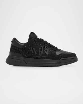 Amiri Men & apos;s Crystal Classic Leather Low-Top Sneakers