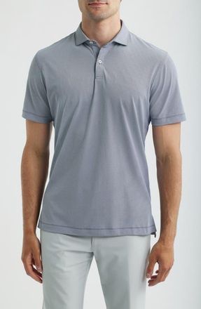 Johnnie-O Solid Mesh Performance Jersey Polo in Navy at Nordstrom, Size Xx-Large