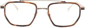 Leisure Society Occhiali con montatura geometrica - Marrone