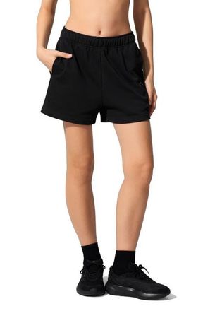 LilySilk Porchlight Lounge Shorts in Black at Nordstrom, Size X-Small