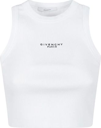 Givenchy Sleeveless Tops, female, White, Size: M Givenchy Top White
