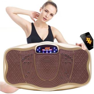 Trade Shop Trade Shop - Pedana Vibrante Con Bluetooth Massaggiante Fitness Display Sussultoria Perdipeso