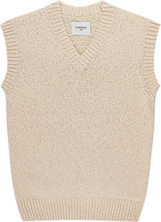 Circolo 1901 Sleeveless Knit Sweater Vest