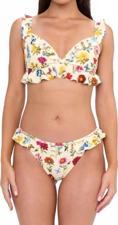 Show me your Mumu Rosemary Ruffle Bottom In French Floral