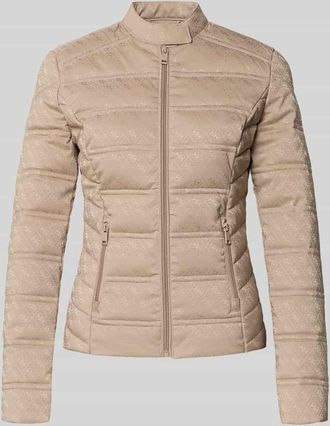 Guess Steppjacke mit Logo-Muster Modell NEW VONA in Sand, Größe XL