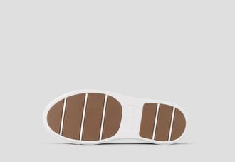 Alexander Smith London Man in white smooth leather and black heel