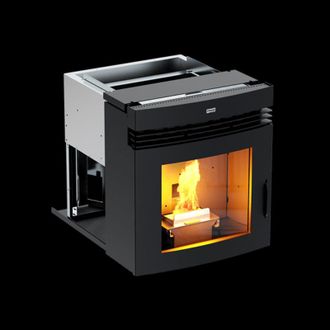 Foco Foco - Inserto Camino Ad Aria - Alimentato A Pellet - Mod. 15 - Classe Energetica A+