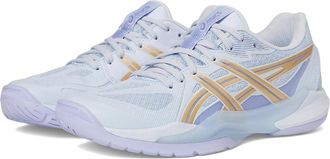 Asics Powerbreak FF Womens Volleyball Shoes Blue Fade/Champagne : 11.5 B - Medium, Synthetic